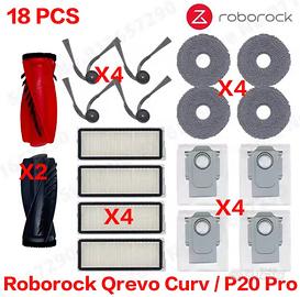 Parti di ricambio per Roborock Qrevo Curv/P20 Pro