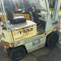 muletto. elettrico. tcm. batterie. finite