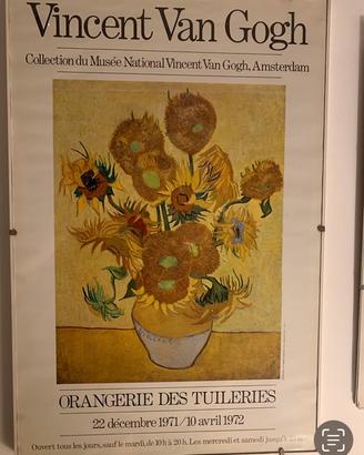 VAN GOGH: manifesto originale 1971/1972 Paris