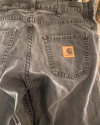 Jeans Carhartt, uomo, grigio - t. 46 - lungh. 85
