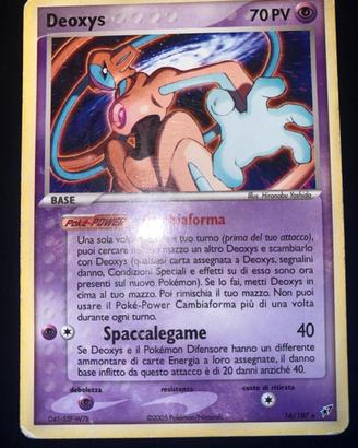 Deoxys (DX 16) - 16/107 - EX Deoxys - Played - ITA