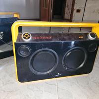 Speaker bluetooth boombox Auna cassa stereo aux