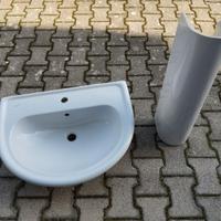 Lavandino con colonna dolomite Clodia