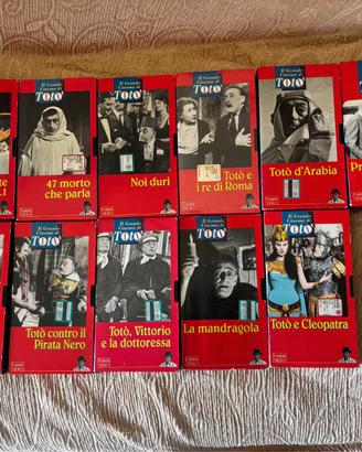 11 Videocassette VHS Totò da collezione