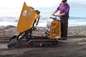Motocarriola Katoimer Carry 107 Autocaric. Spiagge