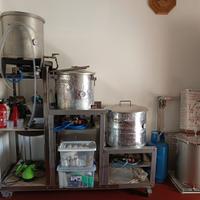 Impianto produzione birra artigianale 60 litri