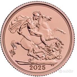 STERLINA ORO 2025 THE ROYAL MINT NUOVA