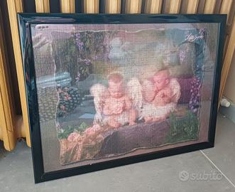 Quadro "Angeli neonati" - Composizione Puzzle