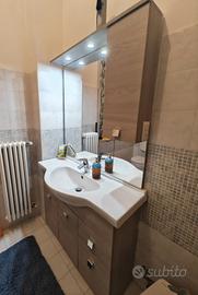 Mobile bagno colonna lavabo e specchio