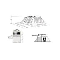 Tenda da campeggio outwell 6p + veranda