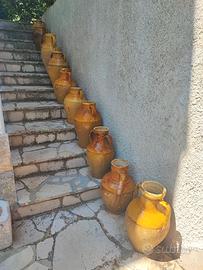 Vecchie giare ceramica terracotta pugliese