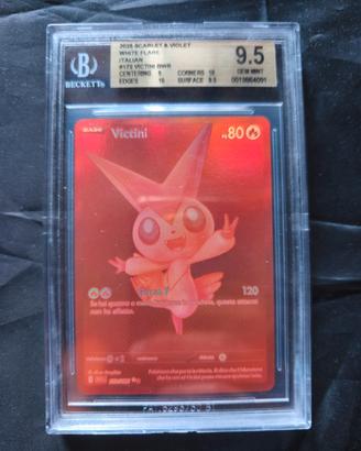 CARTA POKEMON VICTINI ITA BGS 9.5 