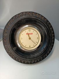 Orologio pubblicitario da tavolo  Pirelli anni 60