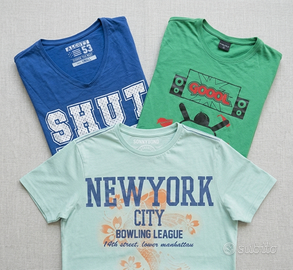 Lotto 3 t-shirt uomo taglia M casual estive