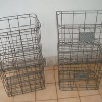 Cassette in ferro portabottiglie anni 60