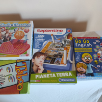 Giochi in scatola SAPIENTINO,TOMBOLA, TABOO, ECC