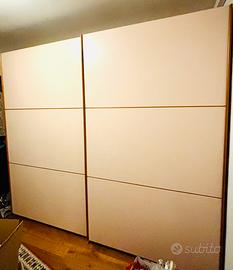 Armadio due ante in legno