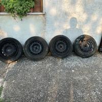 Set cerchi in acciaio 165/70R14