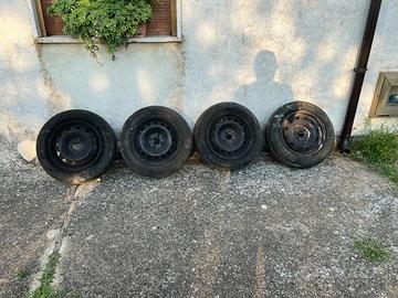 Set cerchi in acciaio 165/70R14
