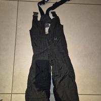 Pantaloni salopette da sci bambino 3T