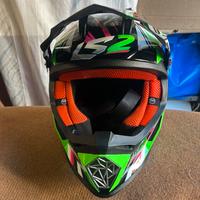 Cross/Enduro Casco LS2 Fast + Maschera Ethen