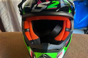 Cross/Enduro Casco LS2 Fast + Maschera Ethen