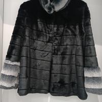 cappotto in pelliccia sintetica AlleModa