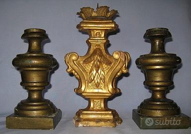 Porta palme e candeliere 1750/1800