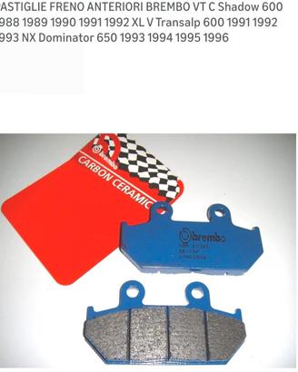 Pastiglie Ant Brembo Honda