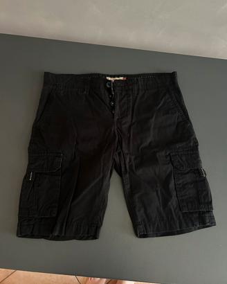 PANTALONI BERMUDA NERI