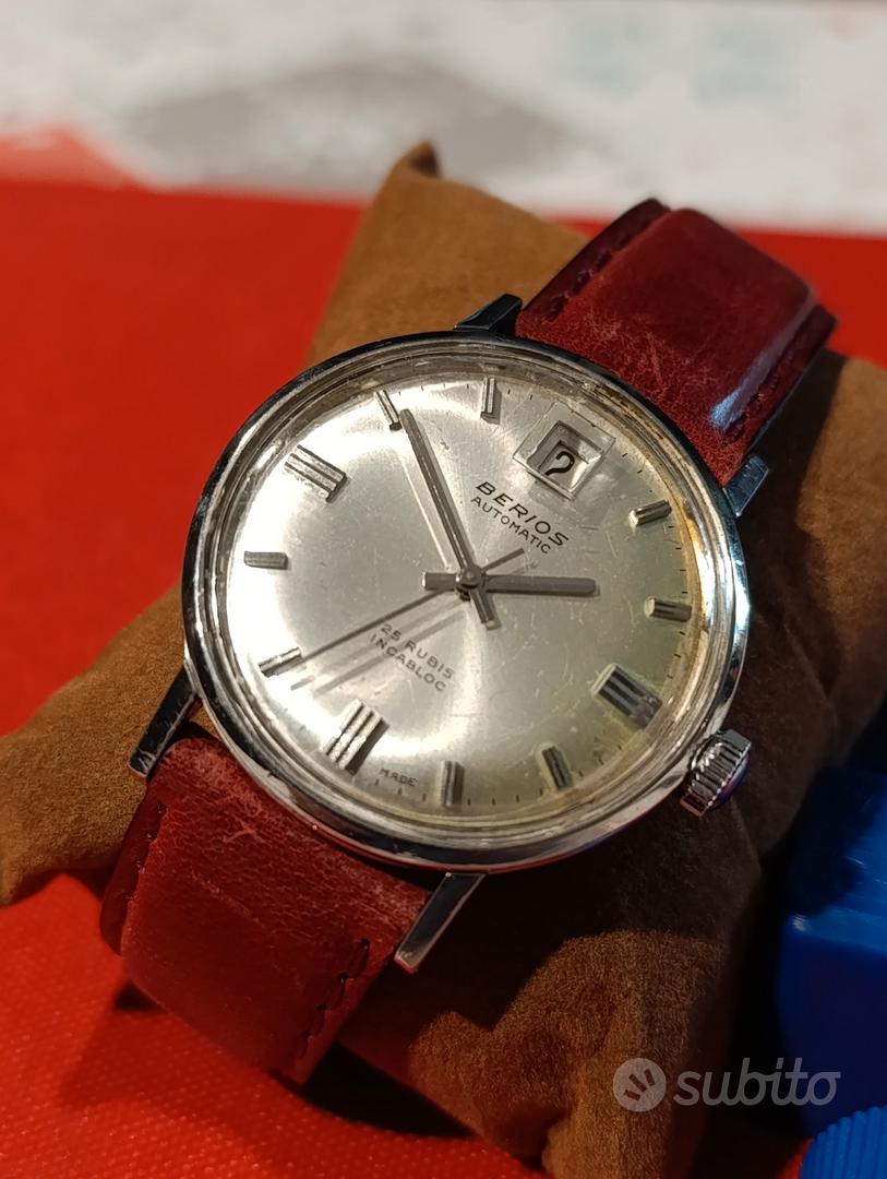 Orologio automatico Berios vintage Abbigliamento e Accessori In