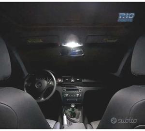KIT 15 LAMPADE LED INTERNE BMW SERIE 1 E81 E87 116