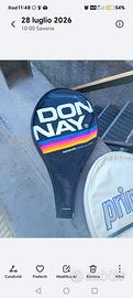 Custodia Donnay x racchetta tennis, vintage