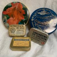 Scatole latta vintage Italia Francia (singole)