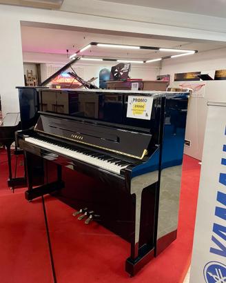 PIANOFORTE VERTICALE YAMAHA YU121DS NERO LUCIDO