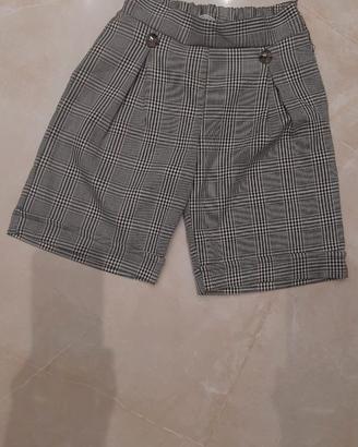 Pantaloncino bimba 8-9A quadrettato Piazza Italia