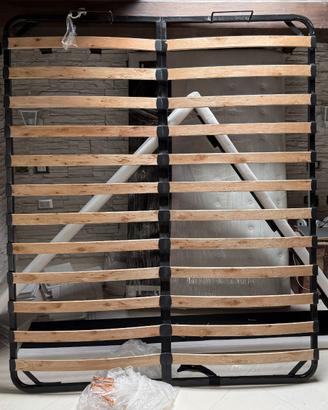 Rete a doghe in legno per letto matrimoniale