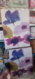 tele con fiori