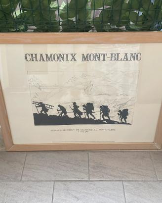 Quadro monte bianco chamonix