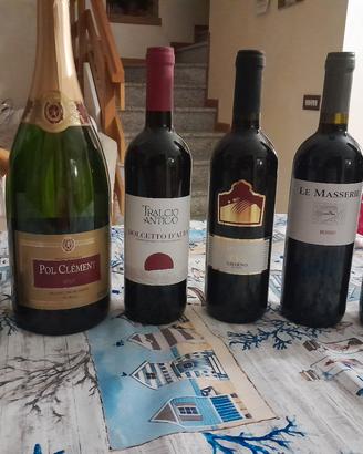 Vini rossi e Brut 