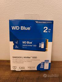 SSD NvMe WD Blue 2 TB sigillato 