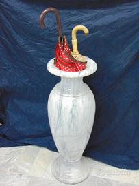 VASO/PORTA OMBRELLI IN MARMO BIANCO CARRARA