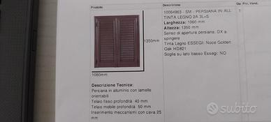 Finestra in alluminio nuova