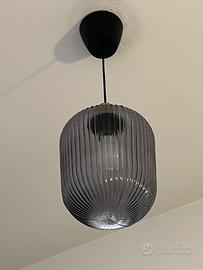 Lampada a sospensione in vetro