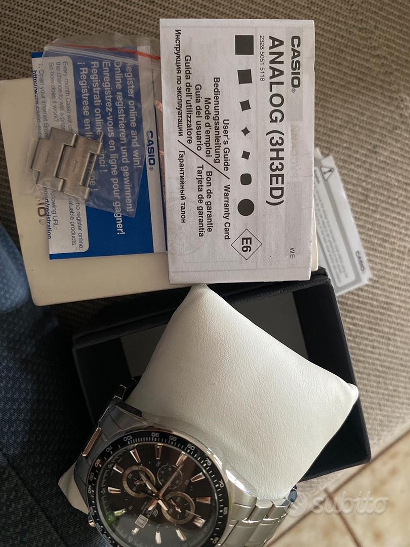 Casio analog 3h3ed hotsell