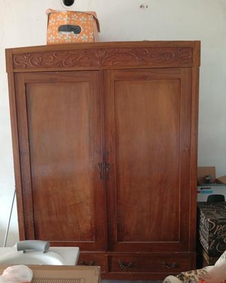 Armadio legno massello inizio '900