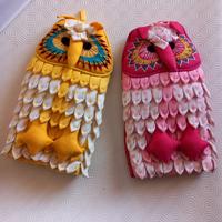 guanto da forno gufo