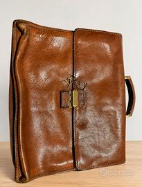 Borsa 24 ore Roncato vintage vera pelle cuoio
