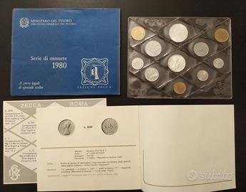 Serie Divisionale Repubblica Italiana 1980 - LEGGI