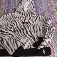 Felpa Puma zebrata con cappuccio